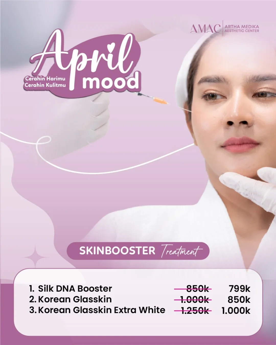 Desain feed April Mood — Promo Treatment