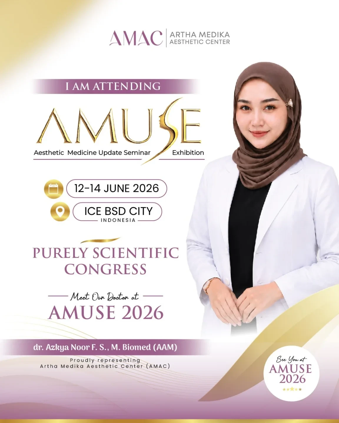 Desain feed AMUSE — Informasi Kegiatan