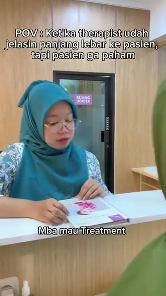 Cuplikan Kesabaran Therapist — konten AMAC