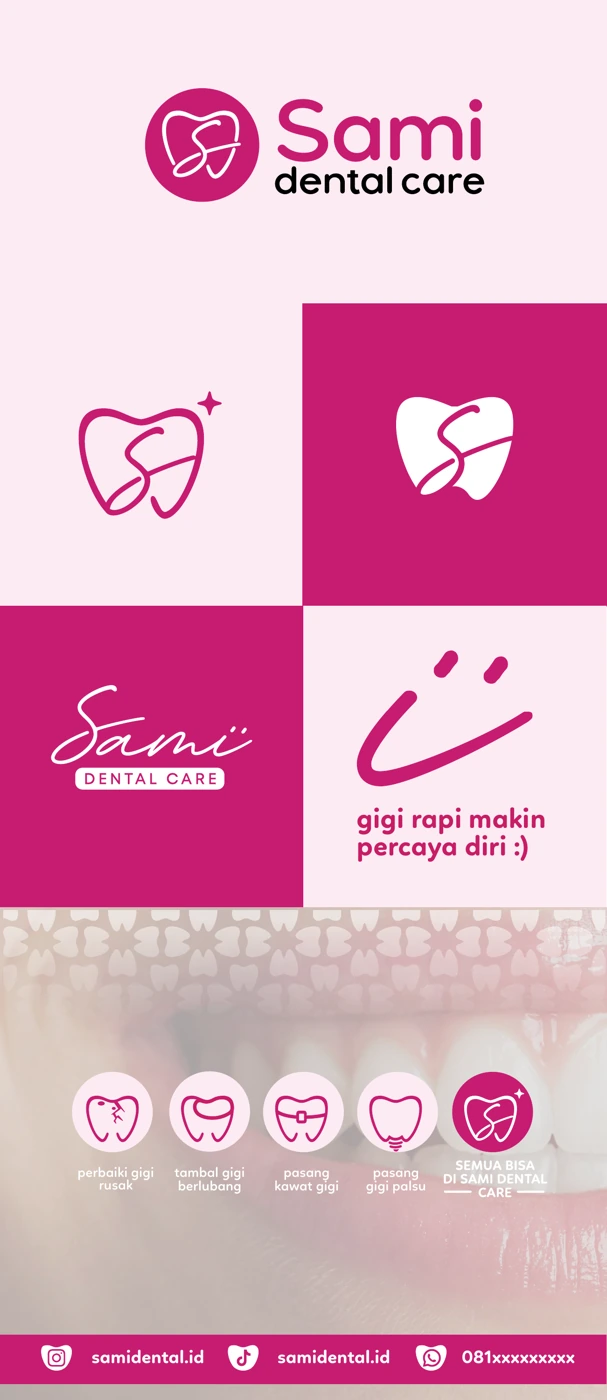 Desain branding Sami Dental Care